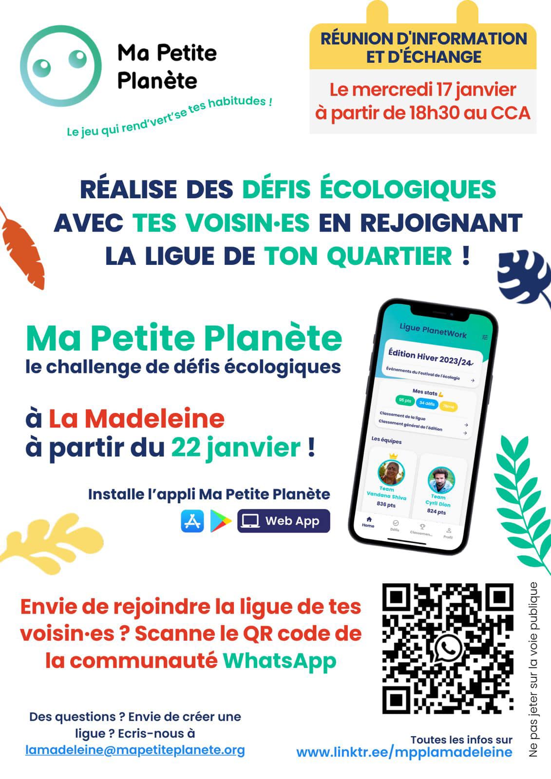 Challenge Ma Petite Planète | Festival de l'écologie