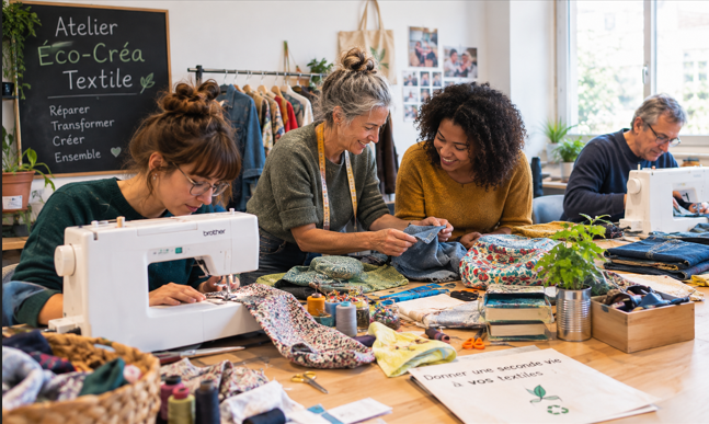 Atelier Eco-créa textile- Projets libres